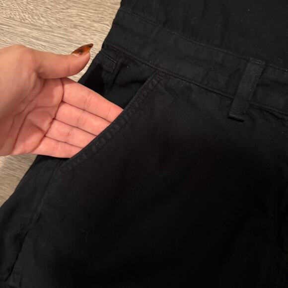 Rag & bone Womens Black Sleeveless Button Romper Back Cutout Chic Designer Small - Picture 9 of 12